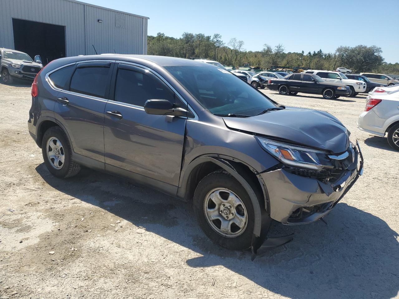 2016 Honda CR-V VIN 2HKRM4H38GH670782 Copart auction photo, front end damage thumbnail 4