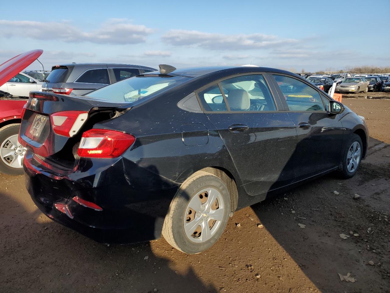 2017 Chevrolet Cruze VIN 1G1BB5SM6H7146575 Copart auction photo, rear end damage thumbnail 3