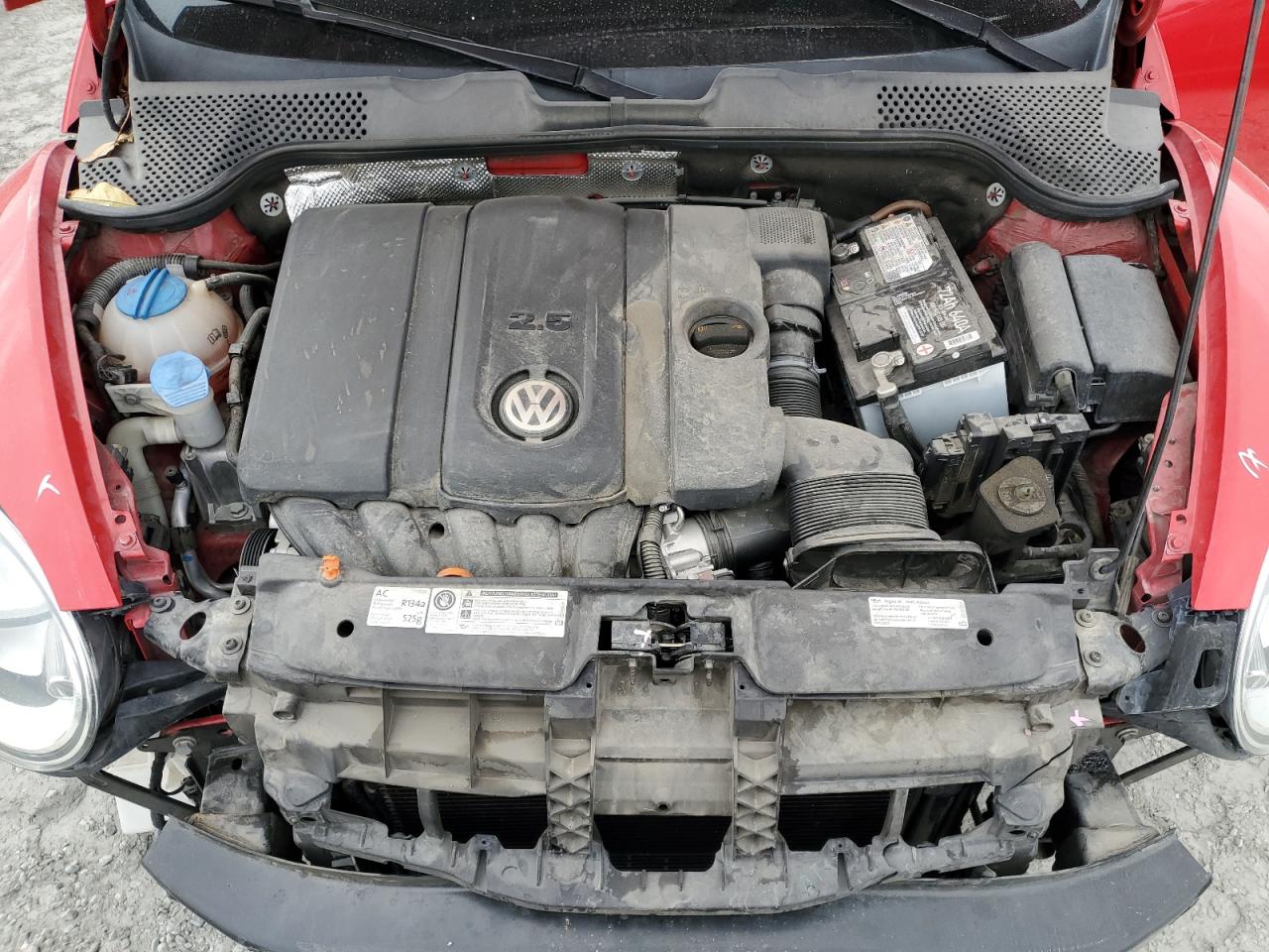 2013 Volkswagen Beetle VIN 3VW5P7AT1DM802771 Copart auction photo, front end damage thumbnail 11