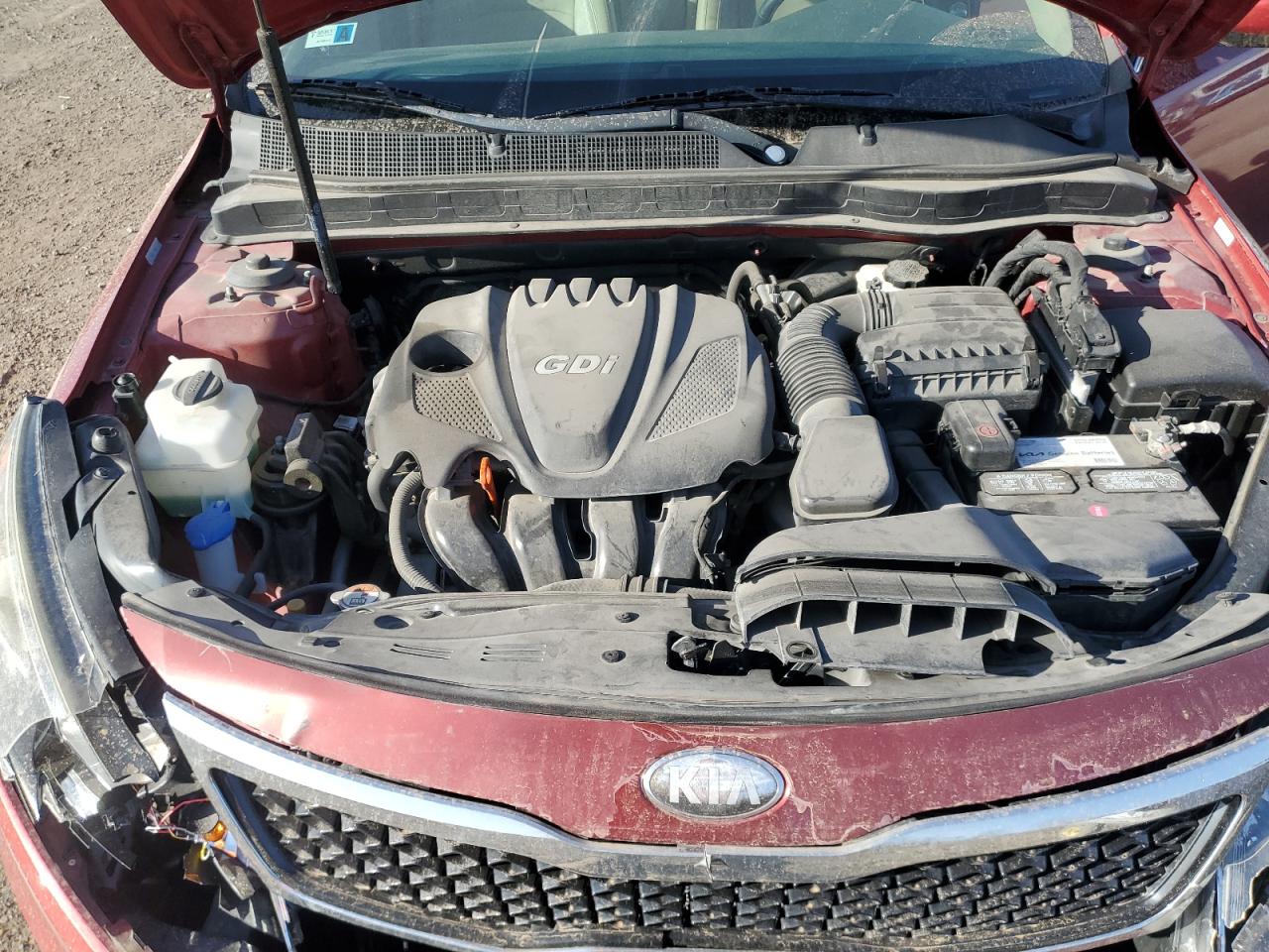 2013 KIA Optima VIN 5XXGN4A79DG221796 Copart auction photo, front end damage thumbnail 13