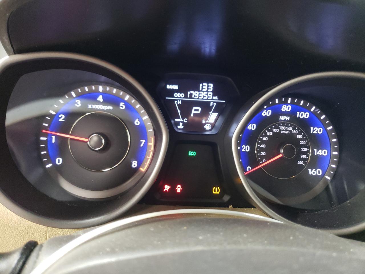 2013 Hyundai Elantra VIN KMHDH4AE7DU561785 Copart auction photo, front end damage thumbnail 9