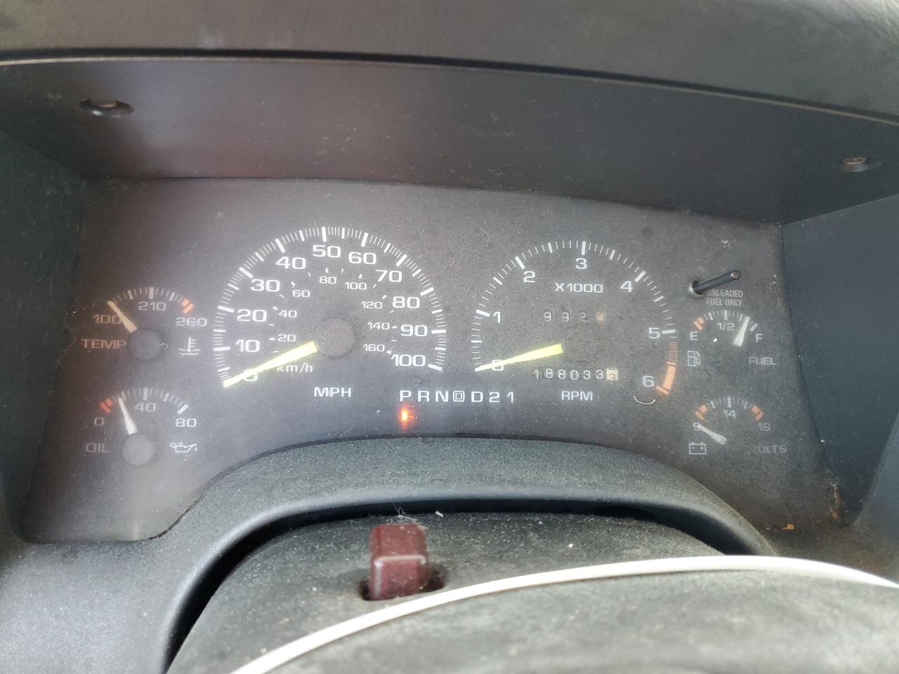 1995 Chevrolet Blazer VIN 1GNDT13W6S2137053 Copart auction photo, burn - engine damage thumbnail 9
