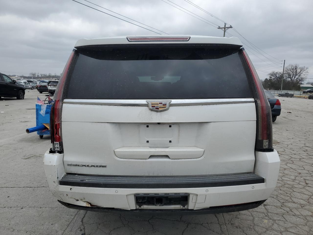 2016 Cadillac Escalade VIN 1GYS4JKJ9GR237868 Copart auction photo, all over damage thumbnail 6