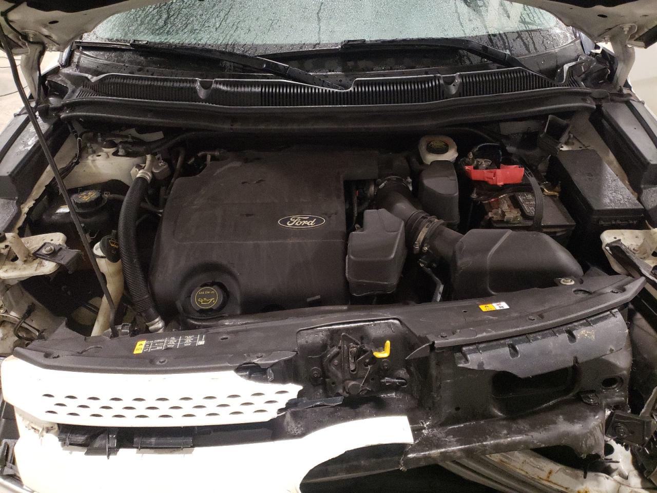 2014 Ford Explorer VIN 1FM5K8F88EGC08861 Copart auction photo, front end / rear end damage thumbnail 14