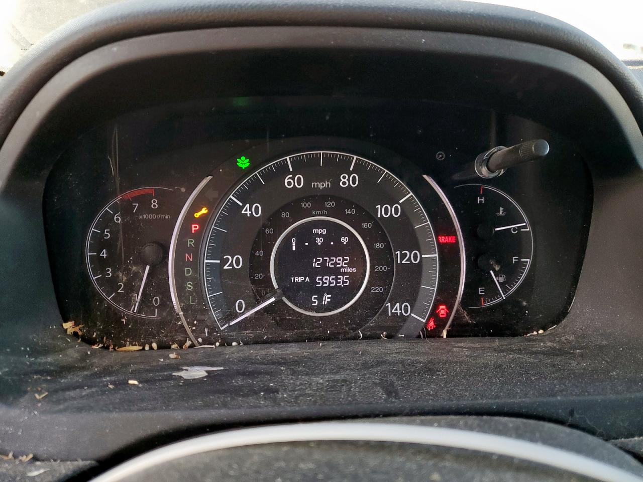 2016 Honda CR-V VIN 2HKRM4H54GH647033 Copart auction photo, front end damage thumbnail 9