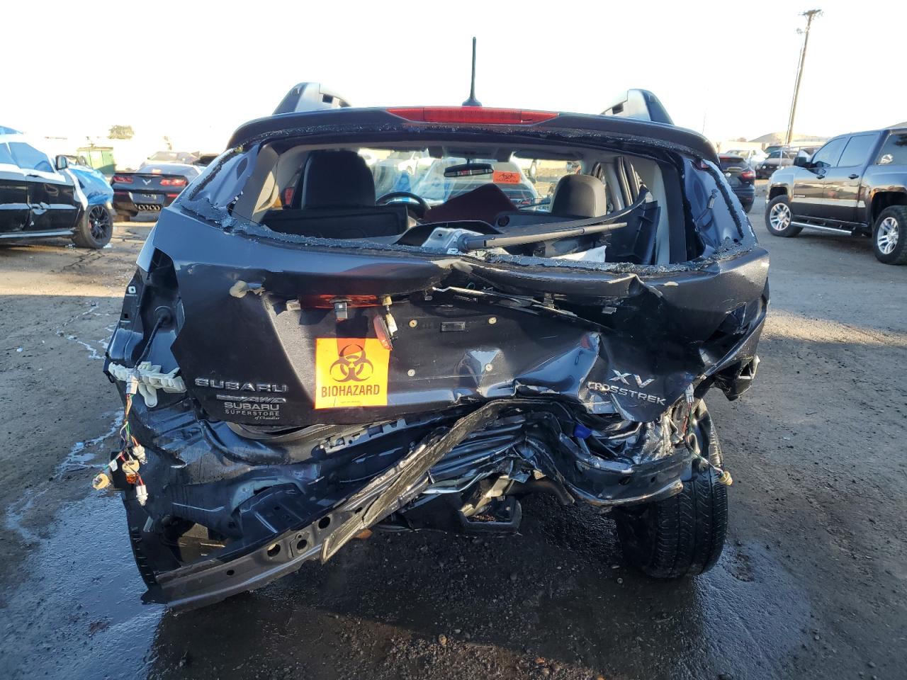 2015 Subaru XV VIN JF2GPASC9FH274655 Copart auction photo, rollover damage thumbnail 6