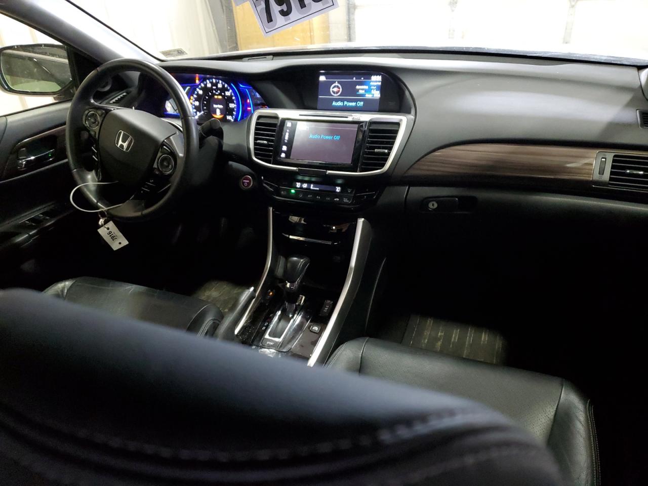 2017 Honda Accord VIN JHMCR6F71HC013861 Copart auction photo, top/roof damage thumbnail 8