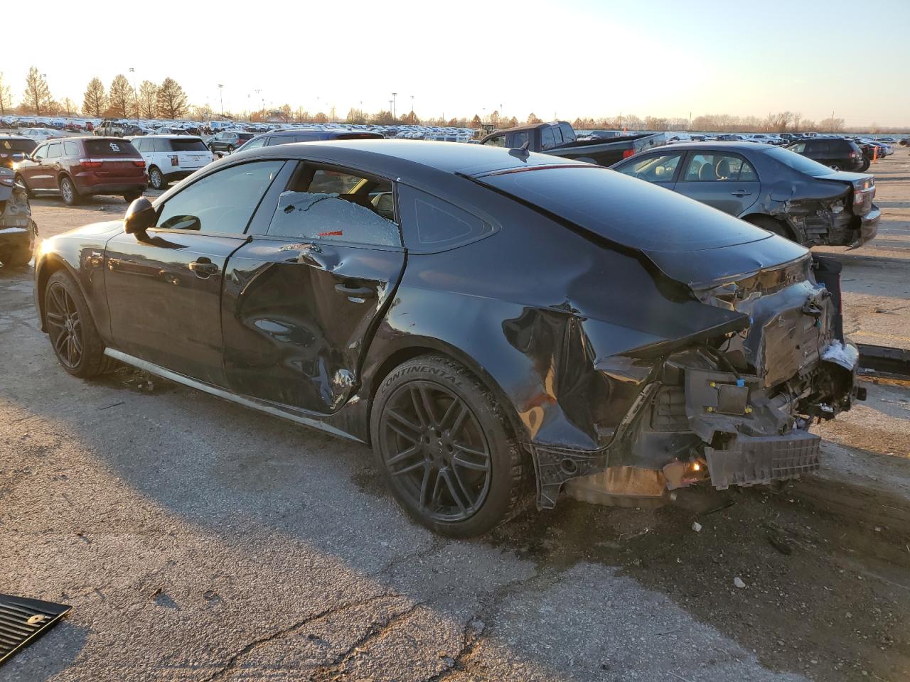 2016 Audi A7 VIN WAUWGAFC8GN073186 Copart auction photo, all over damage thumbnail 2