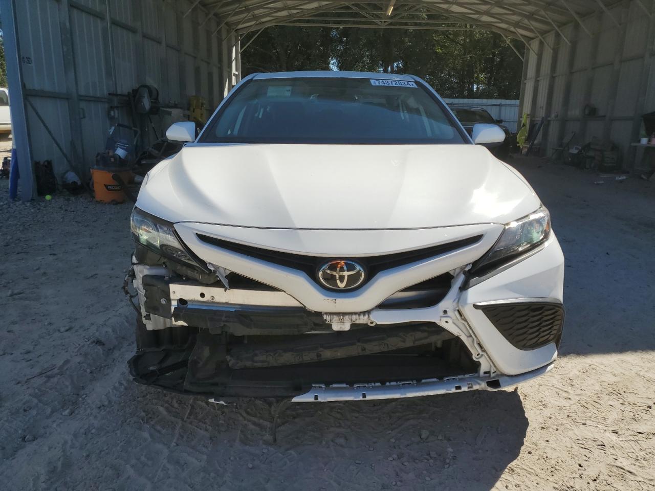 2021 Toyota Camry VIN 4T1G11AK7MU568418 Copart auction photo, front end damage thumbnail 5