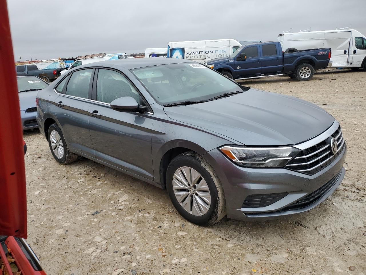 2019 Volkswagen Jetta VIN 3VWCB7BU1KM243992 Copart auction photo, side / minor dent/scratches damage thumbnail 4
