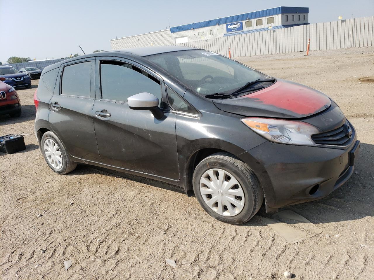 2015 Nissan Versa VIN 3N1CE2CP9FL432166 Copart auction photo, vandalism damage thumbnail 4