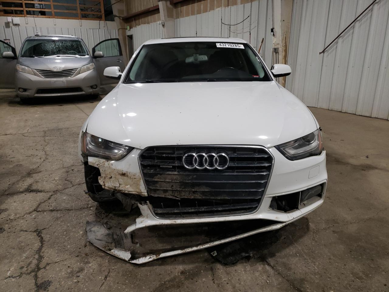 2016 Audi A4 VIN WAUFFAFL8GN017011 Copart auction photo, front end / all over damage thumbnail 5