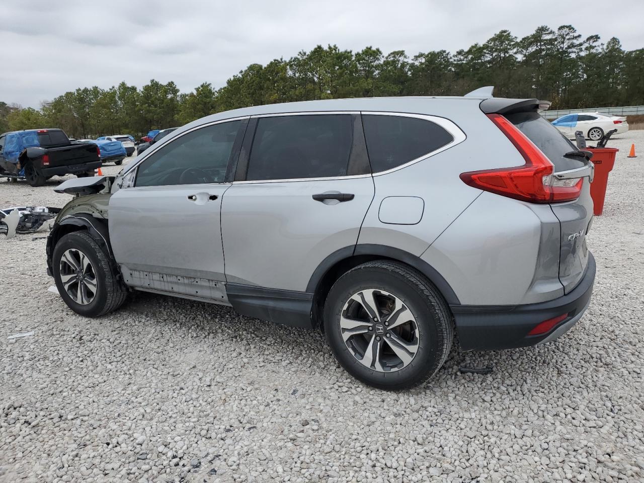 2019 Honda CR-V VIN 2HKRW5H35KH401003 Copart auction photo, front end / side damage thumbnail 2