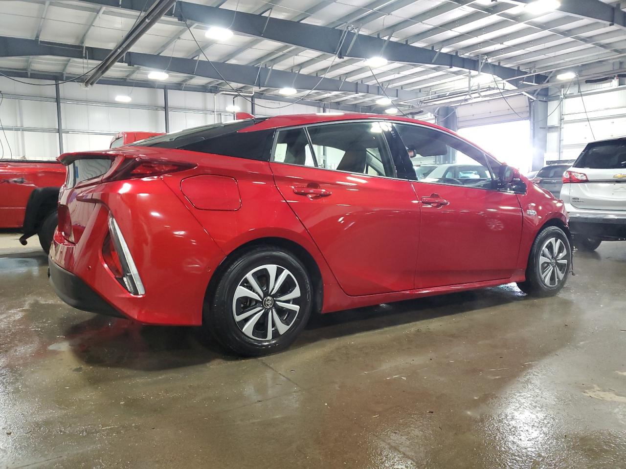 2018 Toyota Prius VIN JTDKARFP5J3087733 Copart auction photo, front end damage thumbnail 3