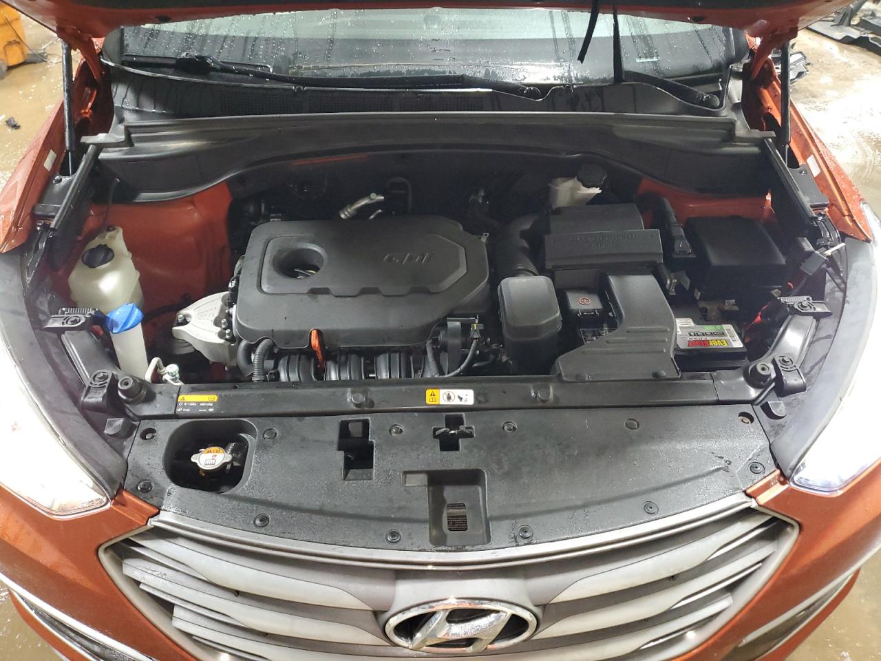 2017 Hyundai Santa Fe VIN 5XYZTDLB0HG405008 Copart auction photo, rear end damage thumbnail 11
