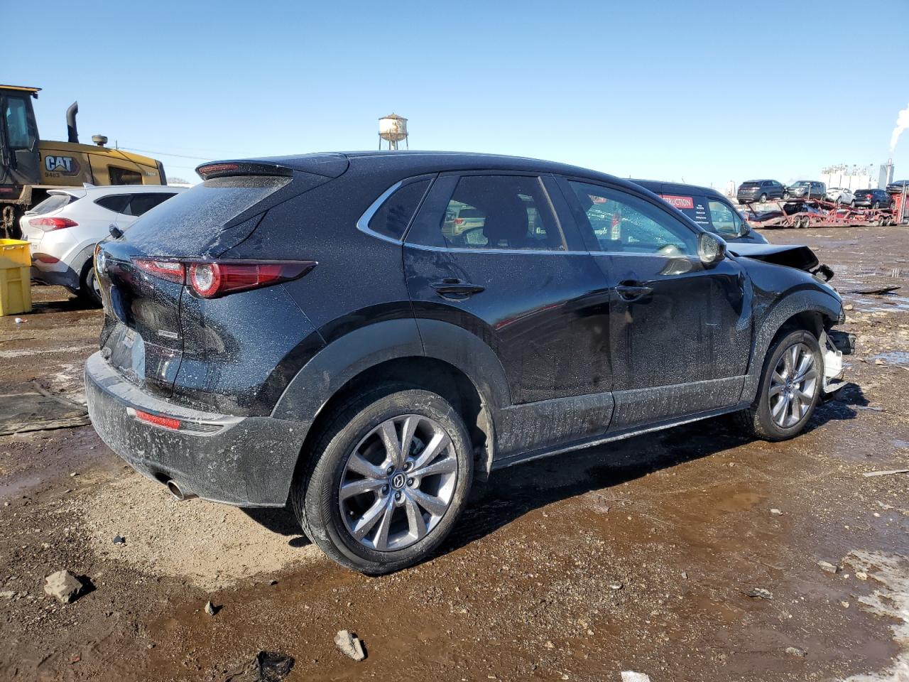 2021 Mazda CX-30 VIN 3MVDMBCL9MM210315 Copart auction photo, front end / side damage thumbnail 3