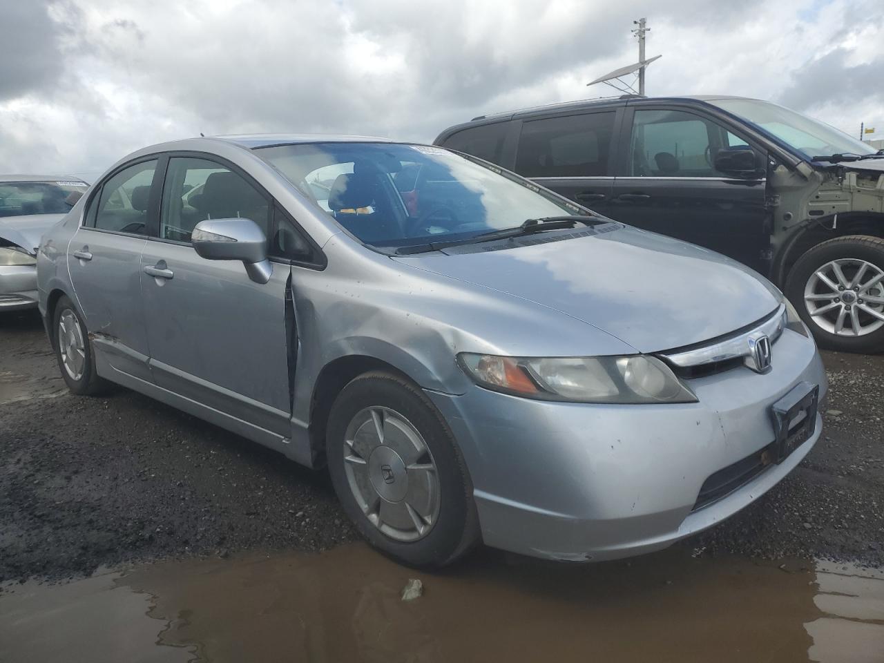 2006 Honda Civic VIN JHMFA36206S020102 Copart auction photo, vandalism / all over damage thumbnail 4
