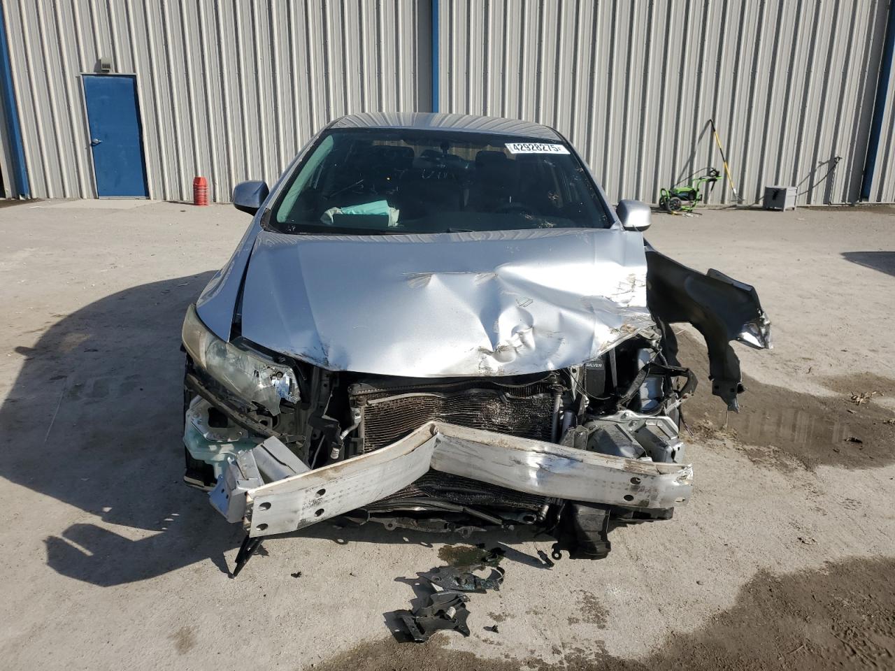 2013 Honda Civic VIN 19XFB2F57DE090859 Copart auction photo, front end damage thumbnail 5