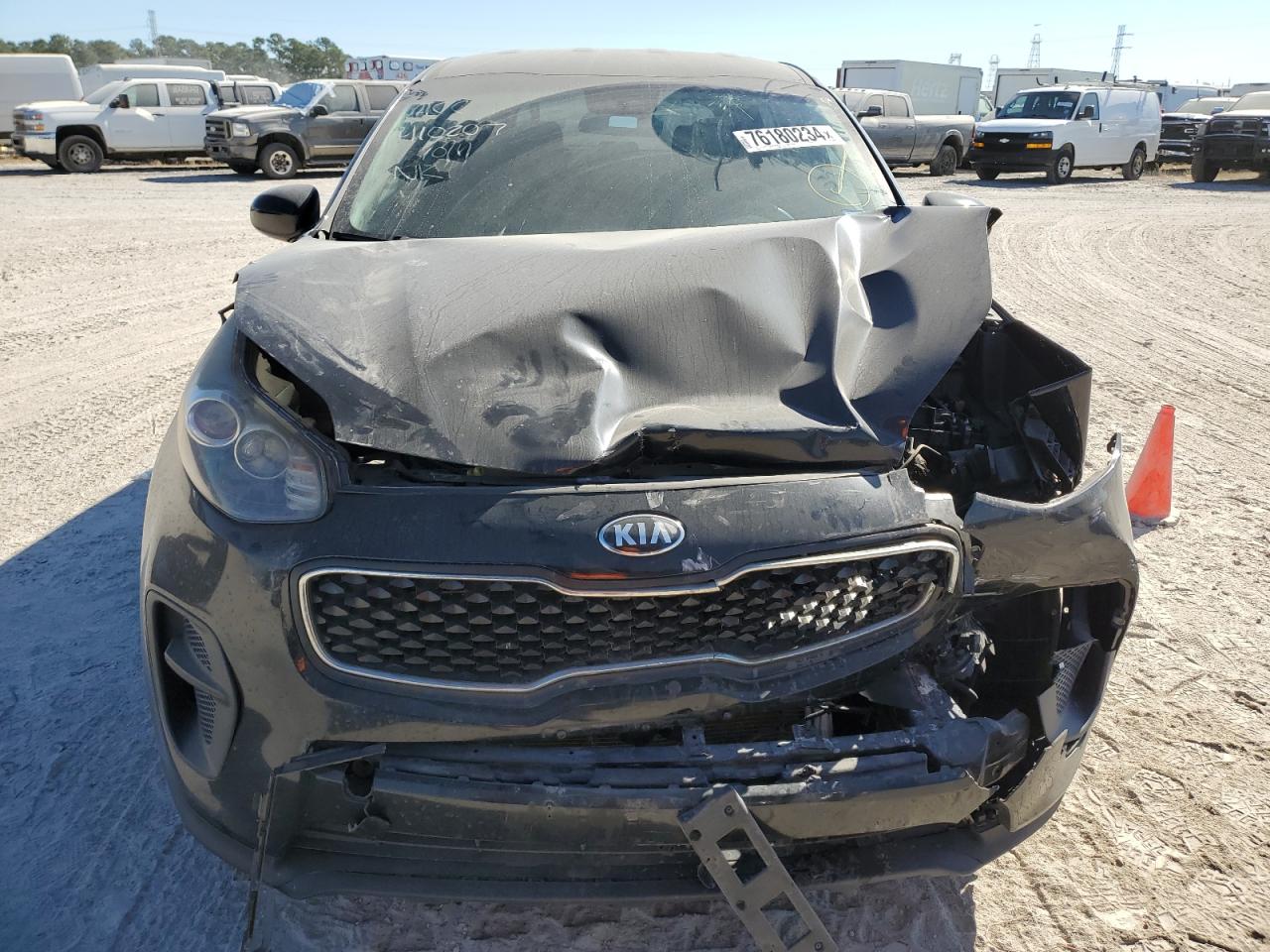 2018 KIA Sportage VIN KNDPM3ACXJ7352153 Copart auction photo, front end damage thumbnail 5