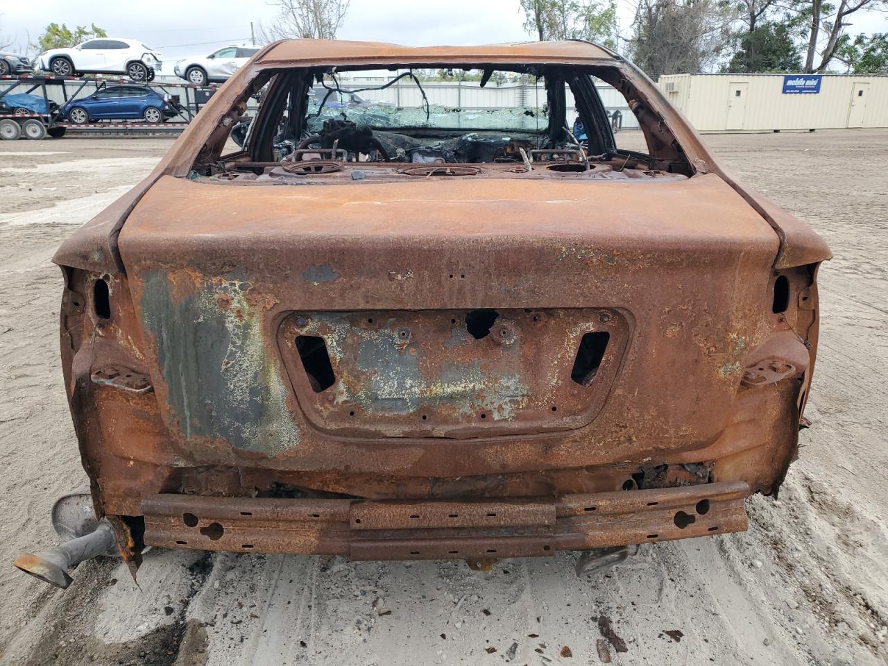 2006 Acura TL VIN 19UUA66246A025496 Copart auction photo, burn damage thumbnail 6