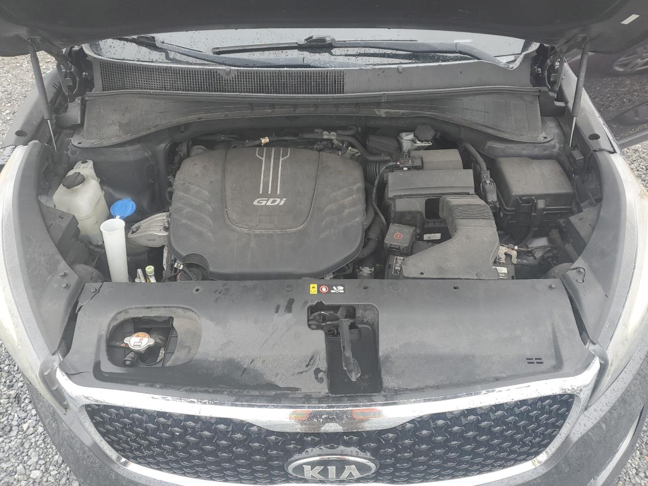 2016 KIA Sorento VIN 5XYPH4A53GG173783 Copart auction photo, side / front end damage thumbnail 12