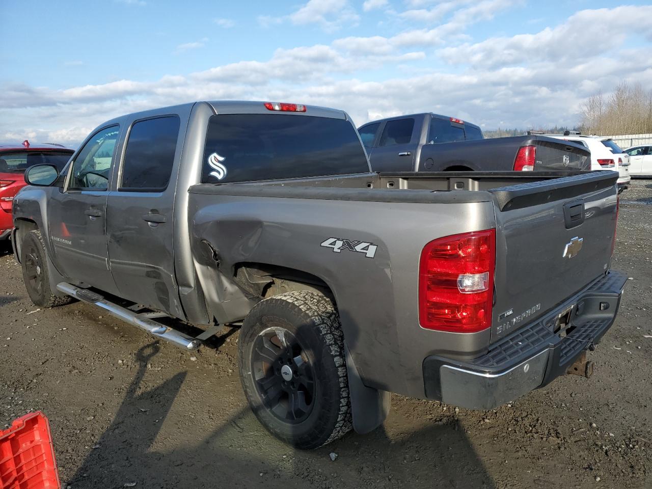 2009 Chevrolet Silverado VIN 3GCEK233X9G252705 Copart auction photo, side damage thumbnail 2