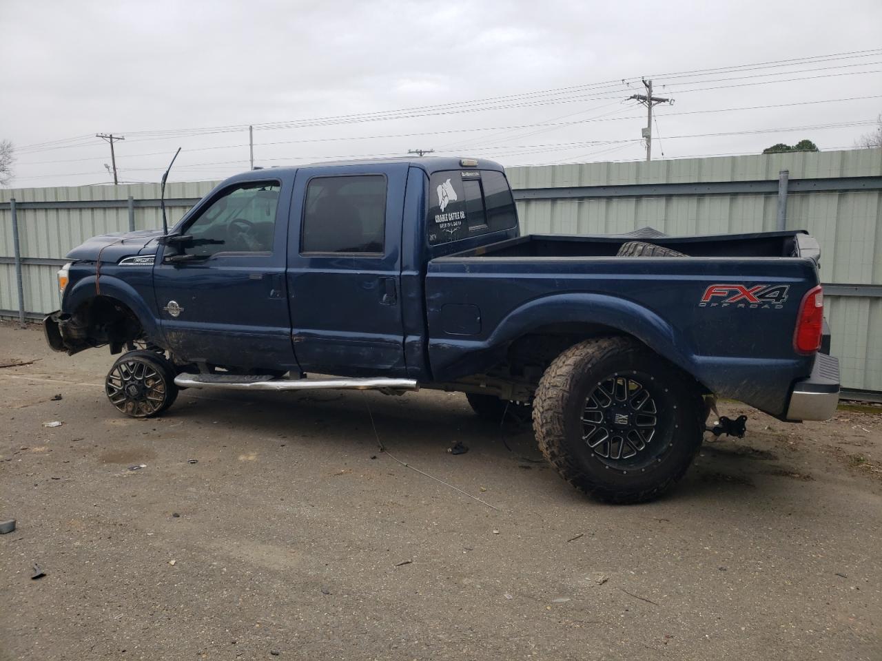 2016 Ford F250 VIN 1FT7W2BT4GED22802 Copart auction photo, front end / rear end damage thumbnail 2