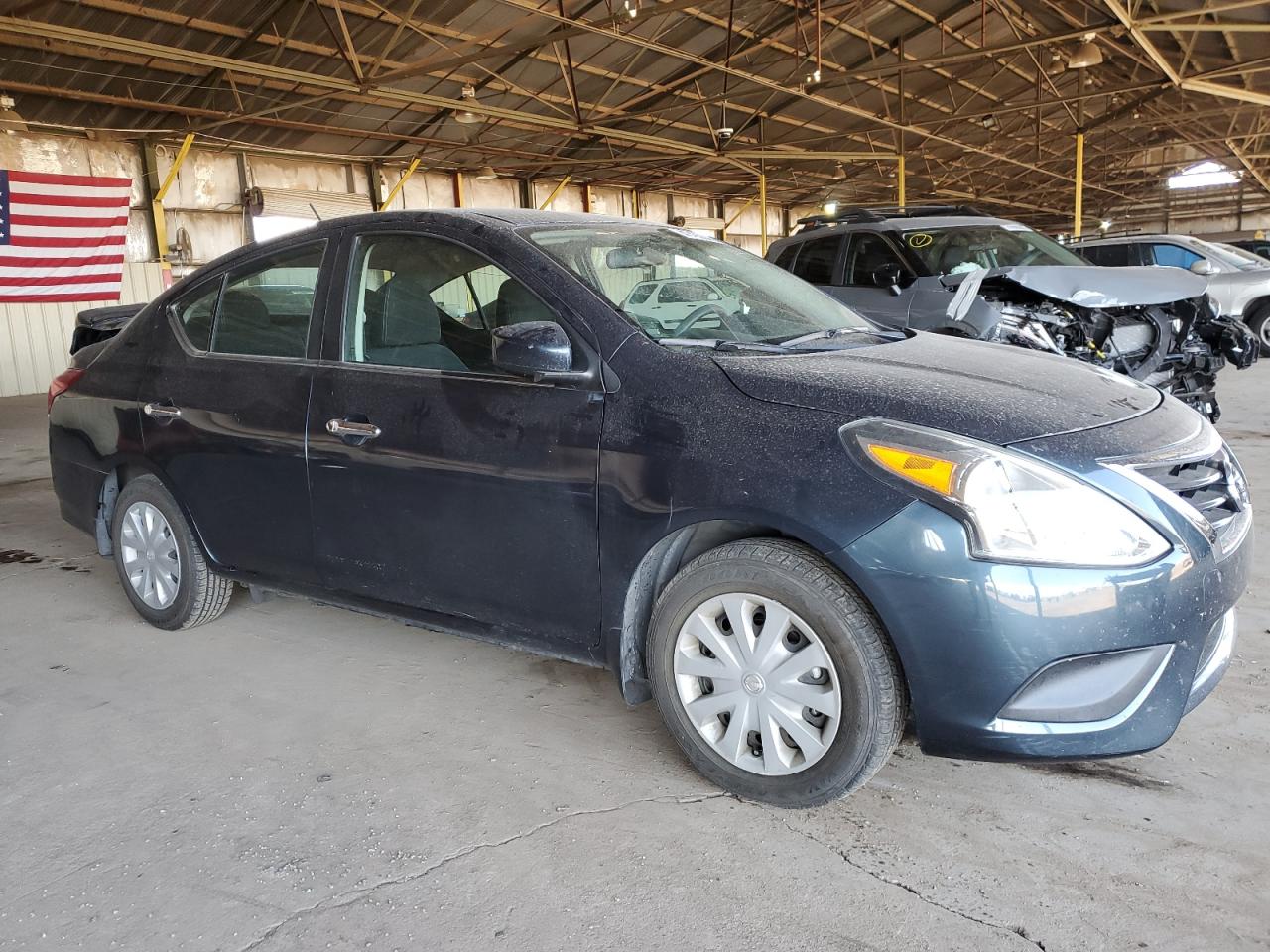 2016 Nissan Versa VIN 3N1CN7AP7GL841011 Copart auction photo, rear end damage thumbnail 4