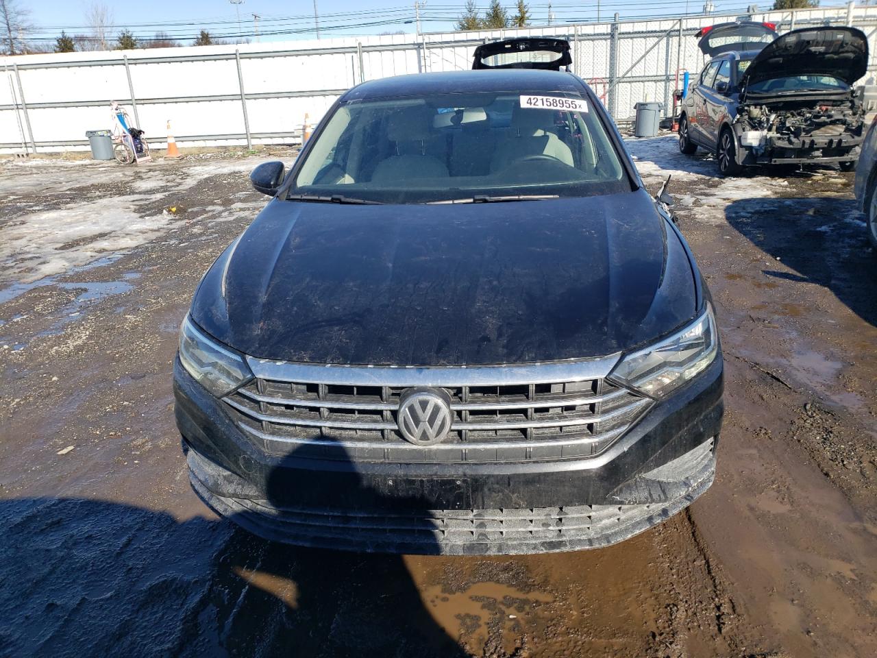 2019 Volkswagen Jetta VIN 3VWC57BU9KM239714 Copart auction photo, side / front end damage thumbnail 5