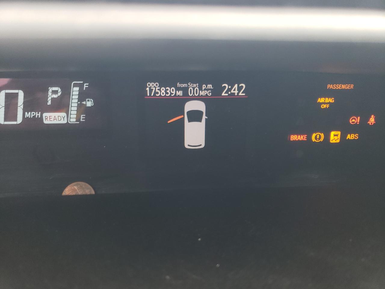 2015 Toyota Prius VIN JTDKDTB39F1099734 Copart auction photo, side / all over damage thumbnail 9