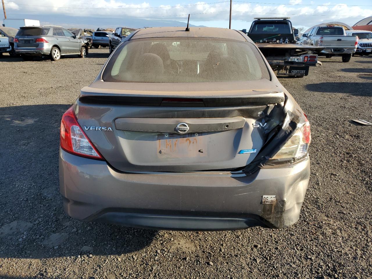 2016 Nissan Versa VIN 3N1CN7AP6GL816259 Copart auction photo, rear end damage thumbnail 6