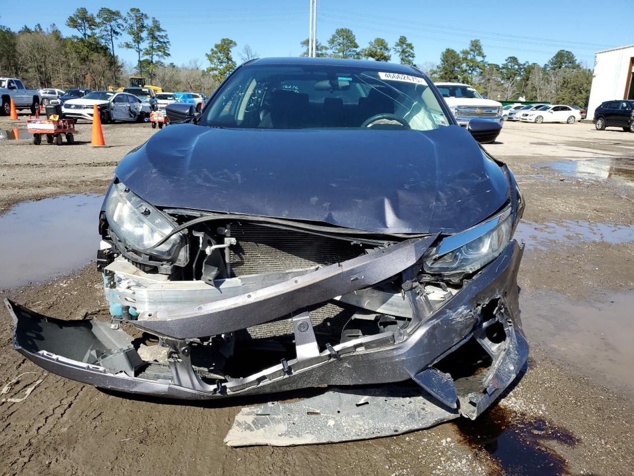 2018 Honda Civic VIN 19XFC2F59JE008607 Copart auction photo, front end damage thumbnail 5