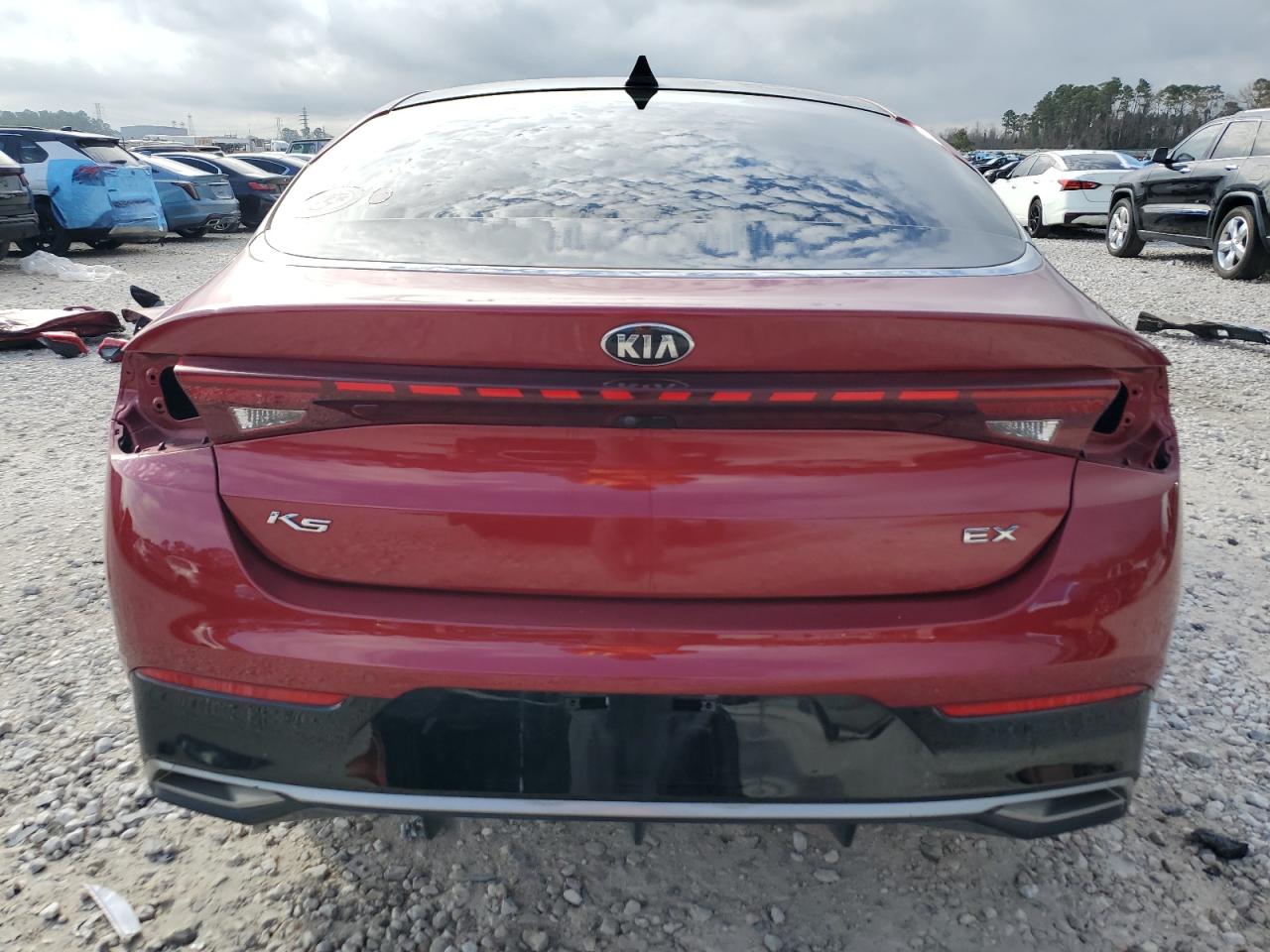 2021 KIA K5 VIN 5XXG34J24MG033701 Copart auction photo, side / minor dent/scratches damage thumbnail 6