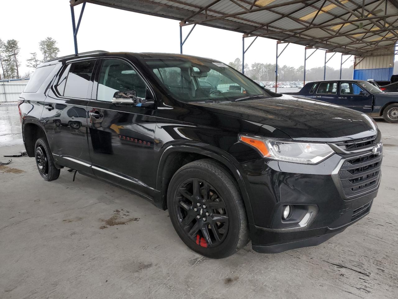 2018 Chevrolet Traverse VIN 1GNERKKW2JJ249332 Copart auction photo, side / rear end damage thumbnail 4