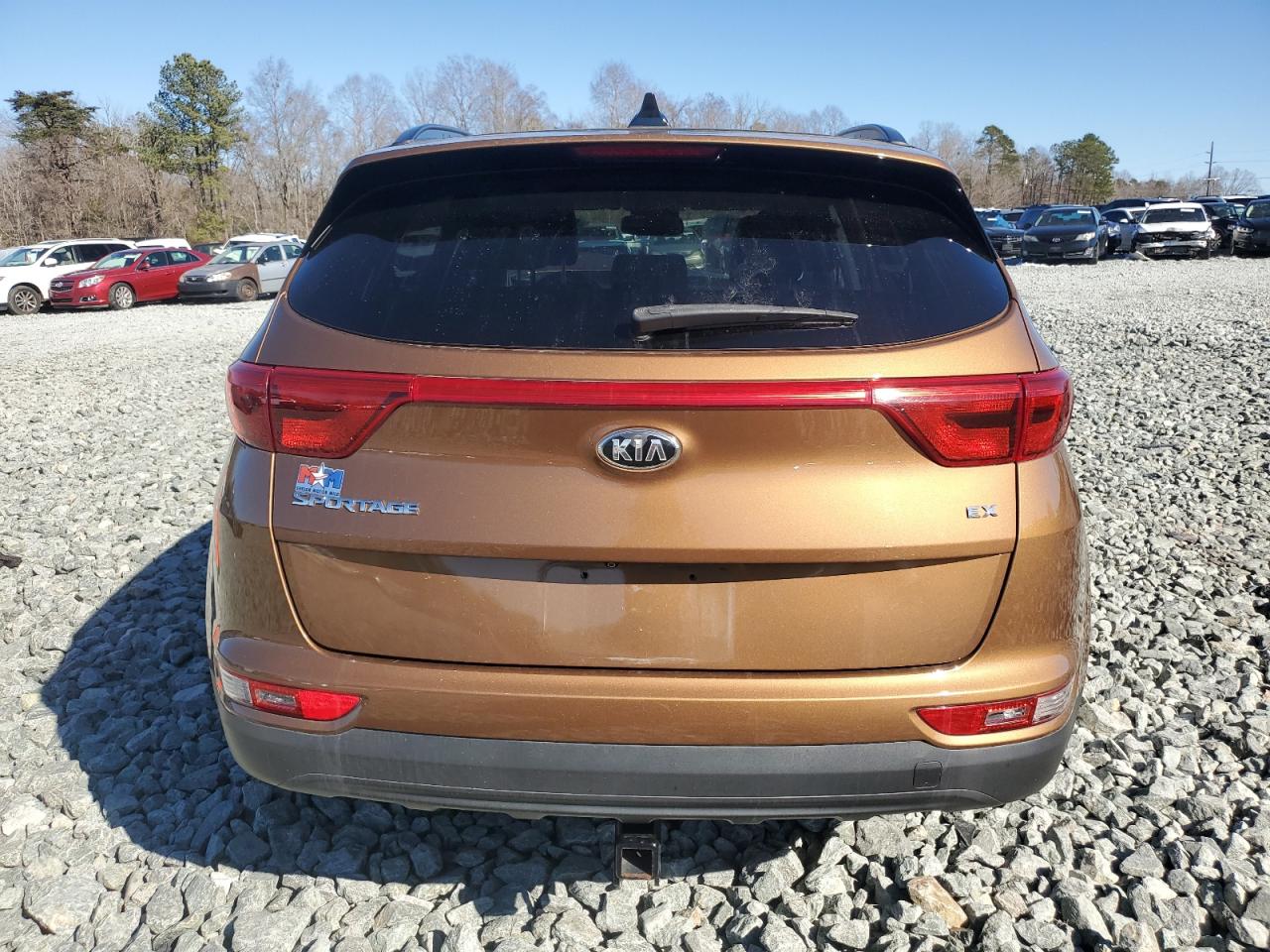 2019 KIA Sportage VIN KNDPNCAC7K7600146 Copart auction photo, front end / side damage thumbnail 6