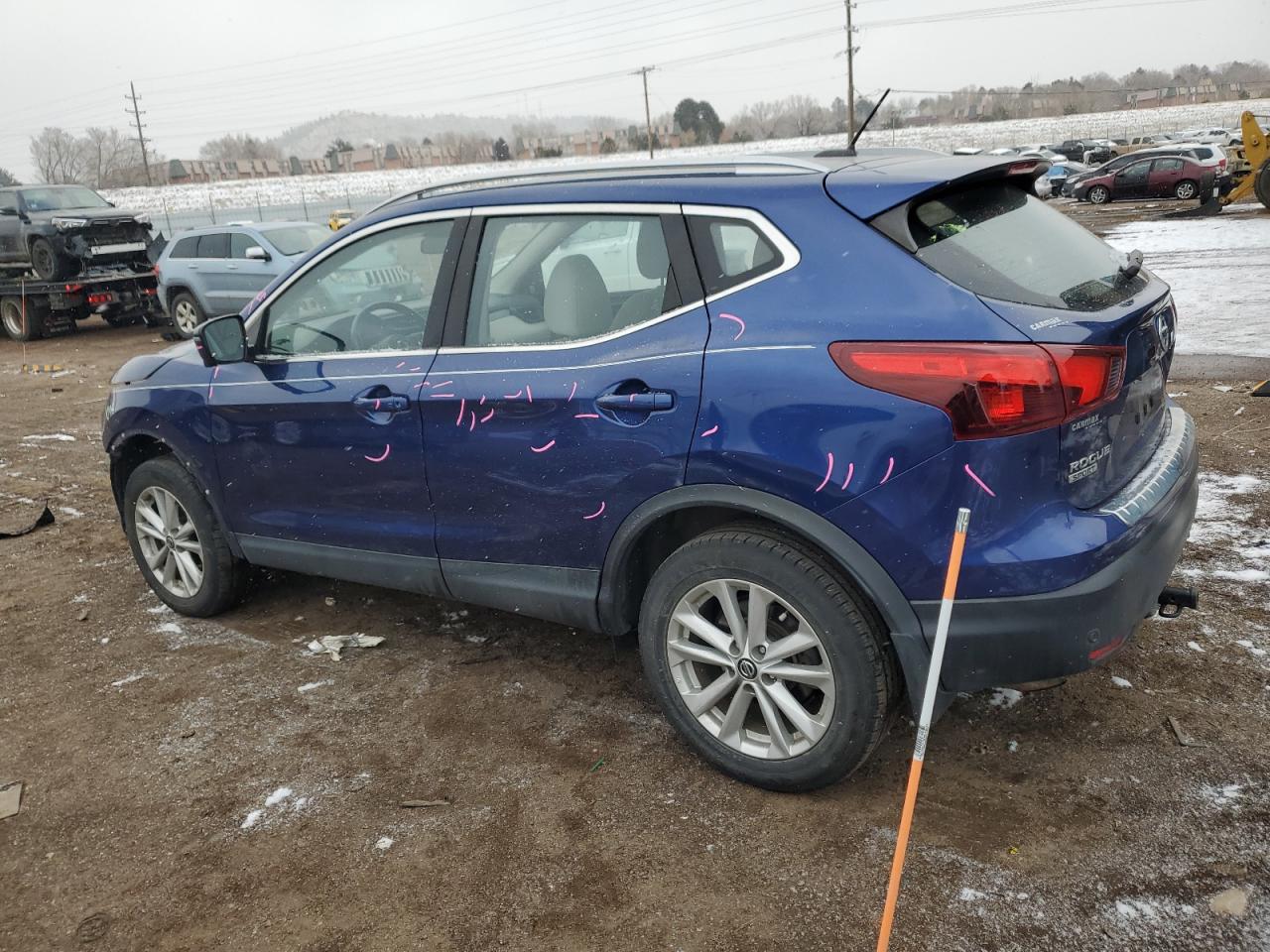 2019 Nissan Rogue VIN JN1BJ1CR2KW351307 Copart auction photo, front end / side damage thumbnail 2