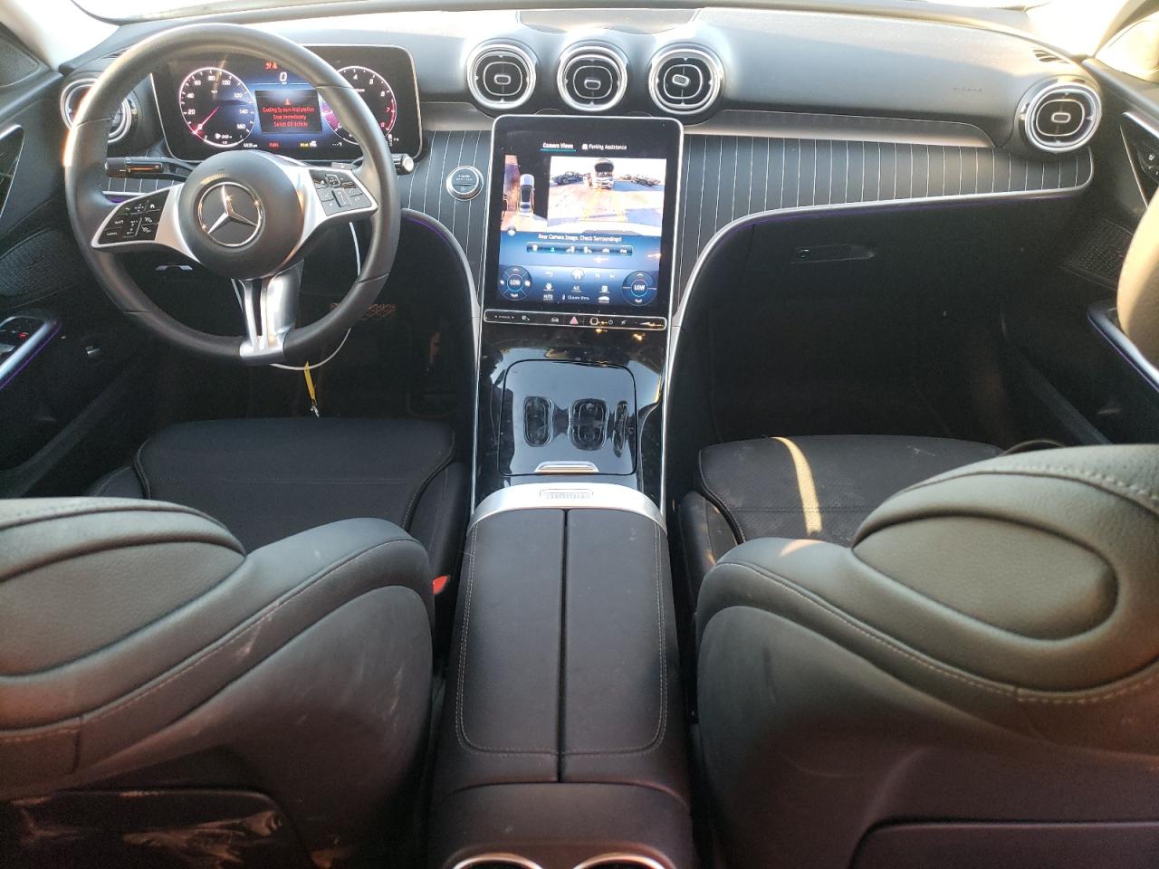 2023 Mercedes-Benz C-klasse VIN W1KAF4GB6PR130278 Copart auction photo, front end damage thumbnail 8