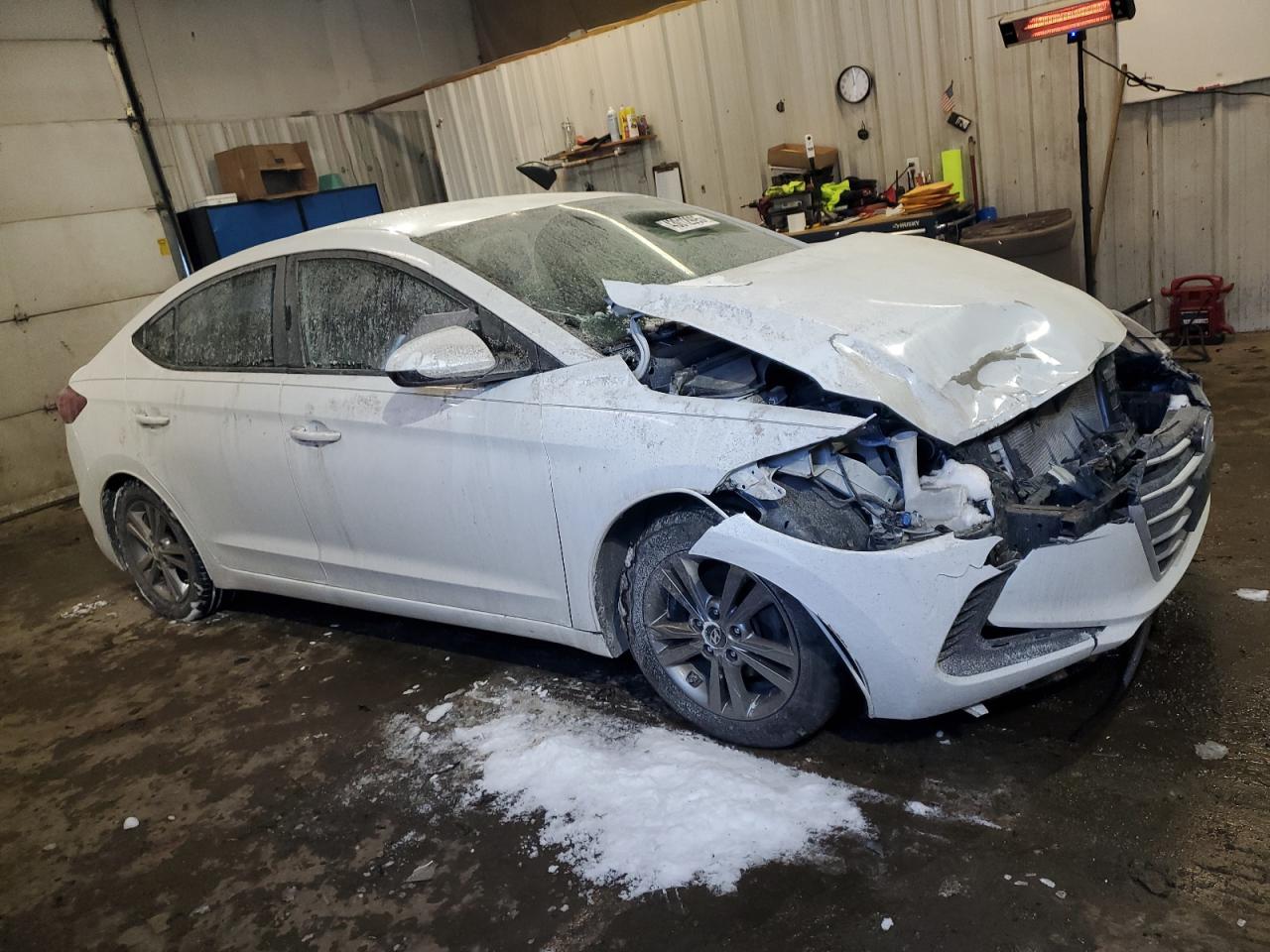 2018 Hyundai Elantra VIN 5NPD84LF0JH268410 Copart auction photo, front end / minor dent/scratches damage thumbnail 4