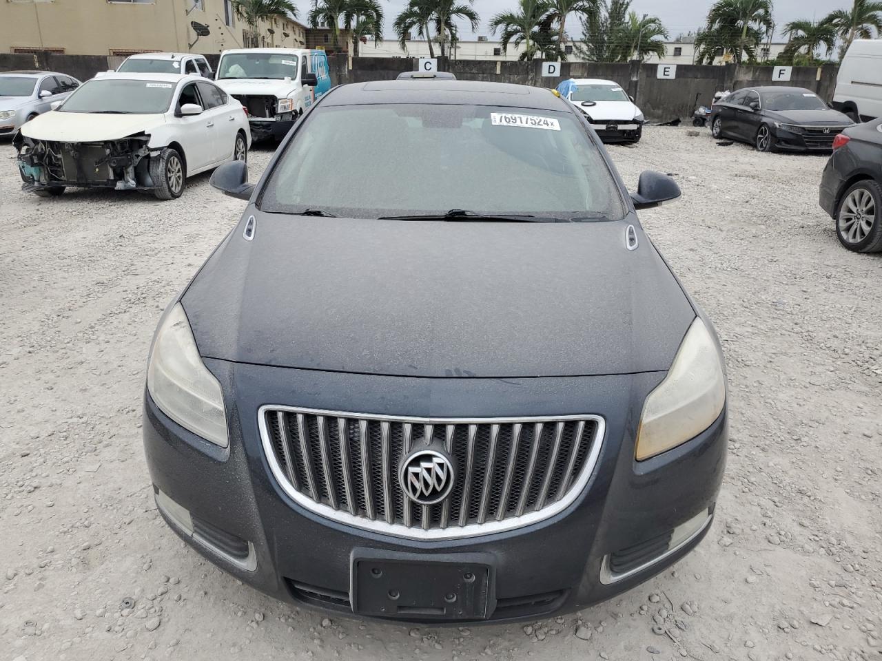 2013 Buick Regal VIN 2G4GR5ER9D9145828 Copart auction photo, side damage thumbnail 5