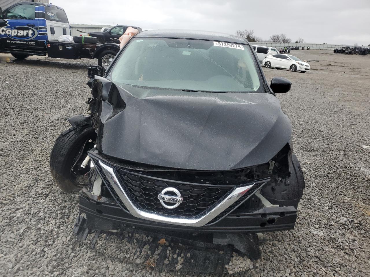 2017 Nissan Sentra VIN 3N1AB7AP8HY255521 Copart auction photo, all over damage thumbnail 5