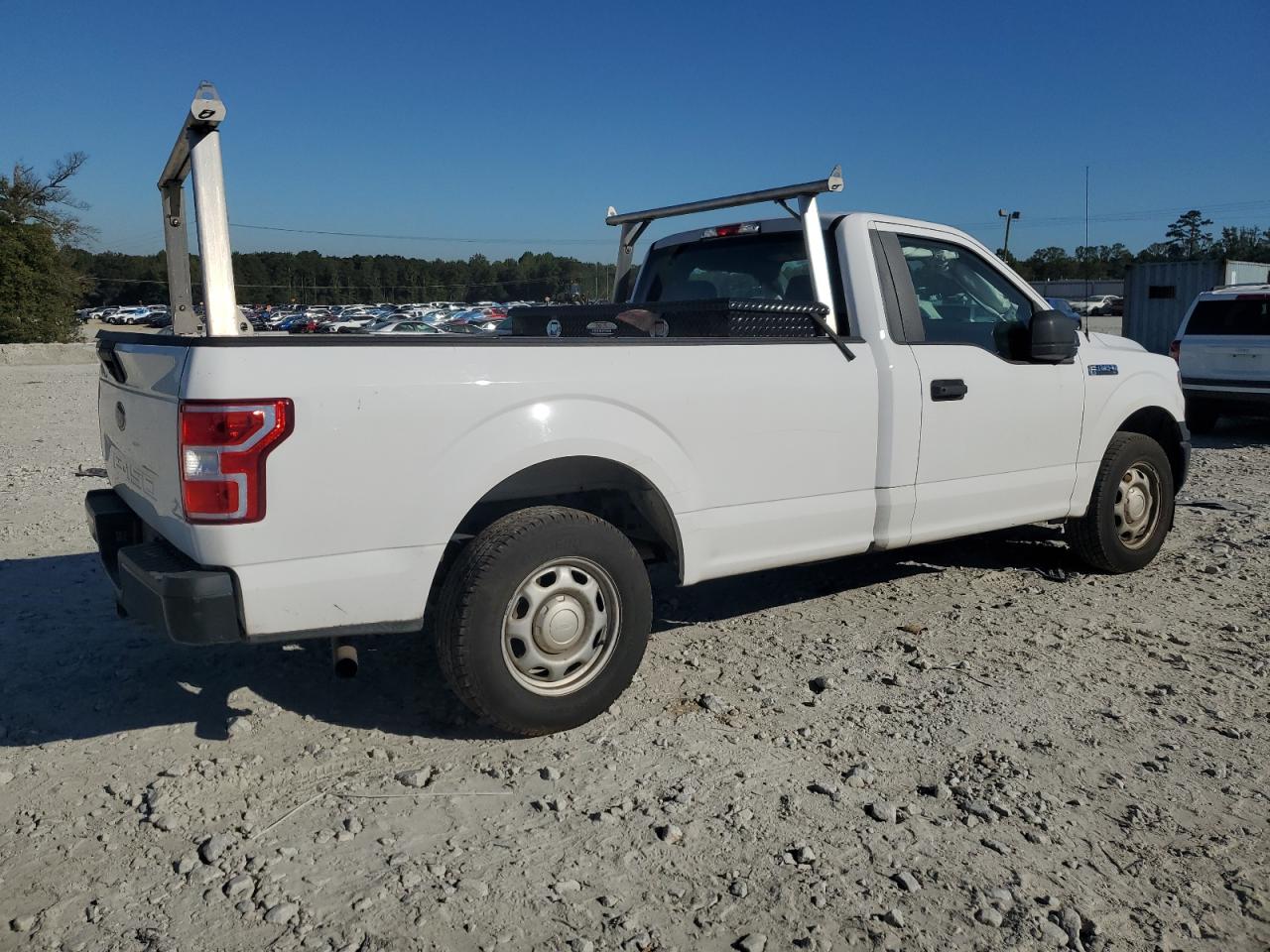 2020 Ford F-150 VIN 1FTMF1CB8LKD21375 Copart auction photo, side / rear end damage thumbnail 3