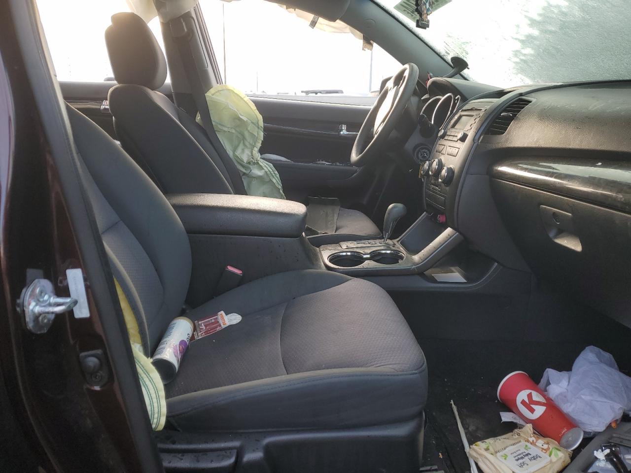 2013 KIA Sorento VIN 5XYKT3A10DG378537 Copart auction photo, all over / side damage thumbnail 7