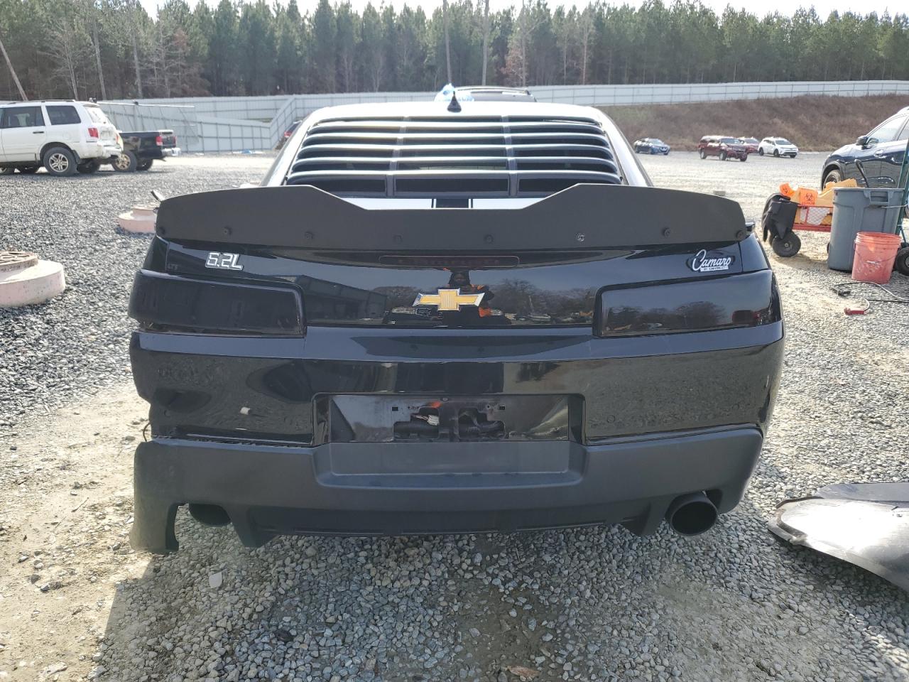 2014 Chevrolet Camaro VIN 2G1FK1EJ2E9132159 Copart auction photo, side / rear end damage thumbnail 6