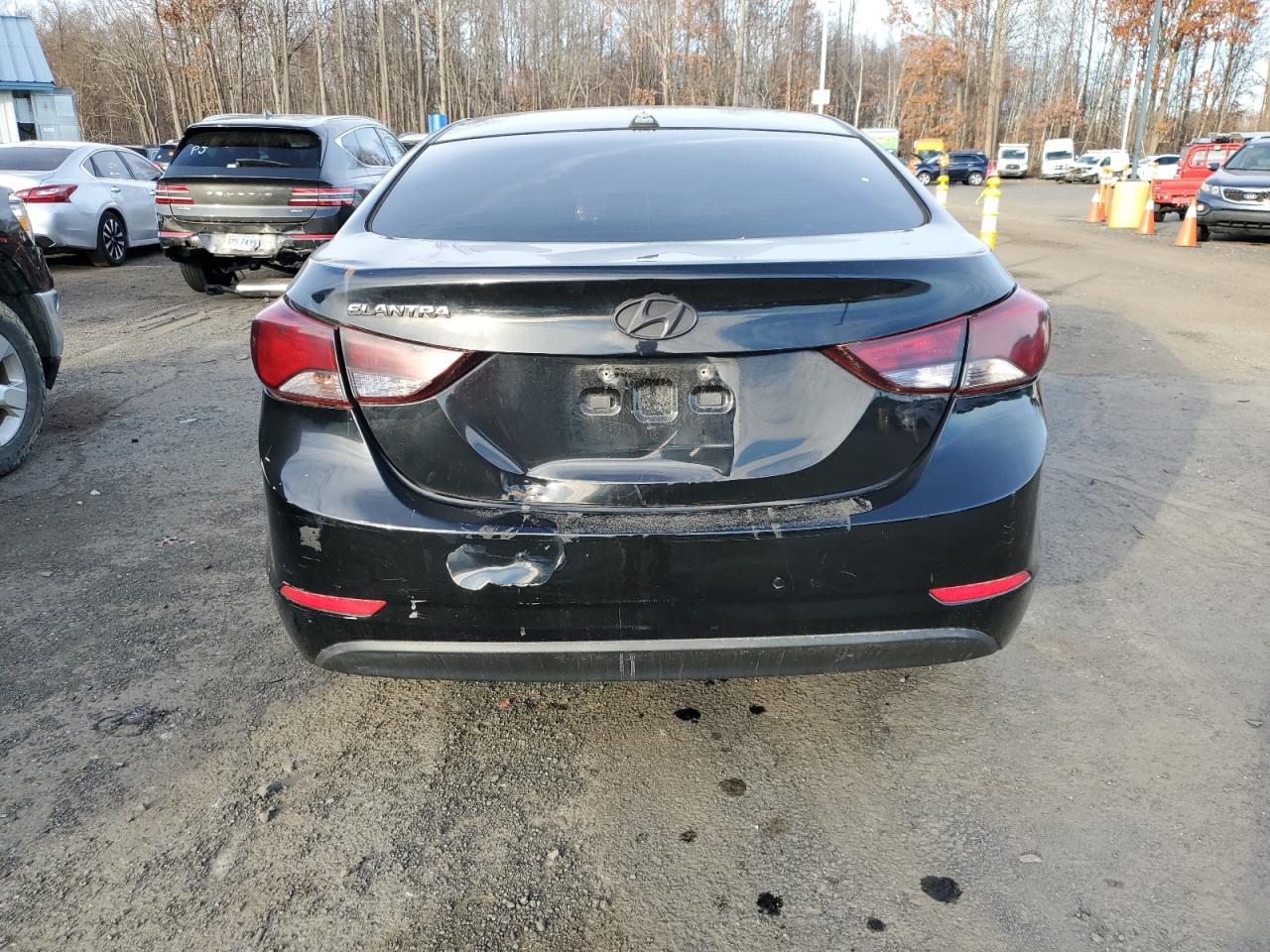 2016 Hyundai Elantra VIN KMHDH4AE4GU600420 Copart auction photo, all over / mechanical damage thumbnail 6
