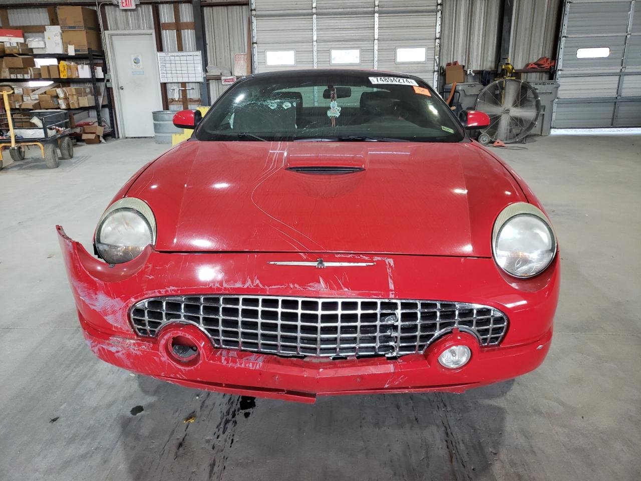 2004 Ford Thunderbird VIN 1FAHP60AX4Y103336 Copart auction photo, front end / rear end damage thumbnail 5