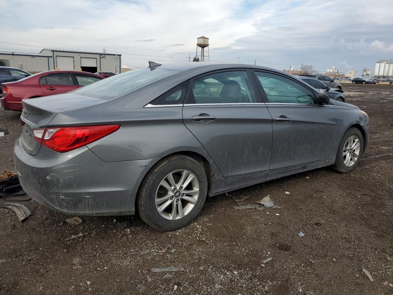 2012 Hyundai Sonata VIN 5NPEB4AC9CH437597 Copart auction photo, vandalism / front end damage thumbnail 3