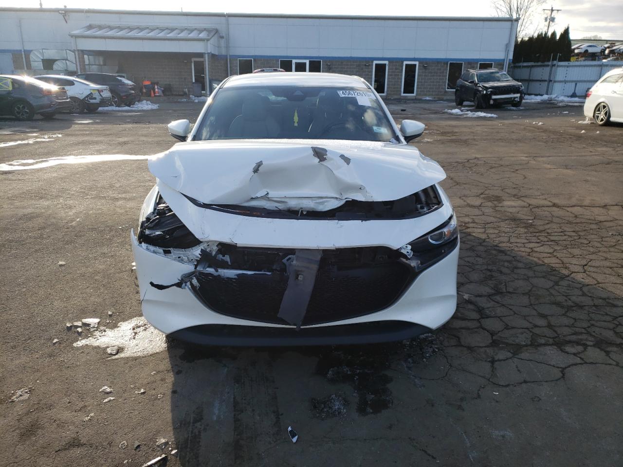 2019 Mazda 3 VIN JM1BPBMM6K1122341 Copart auction photo, front end damage thumbnail 5