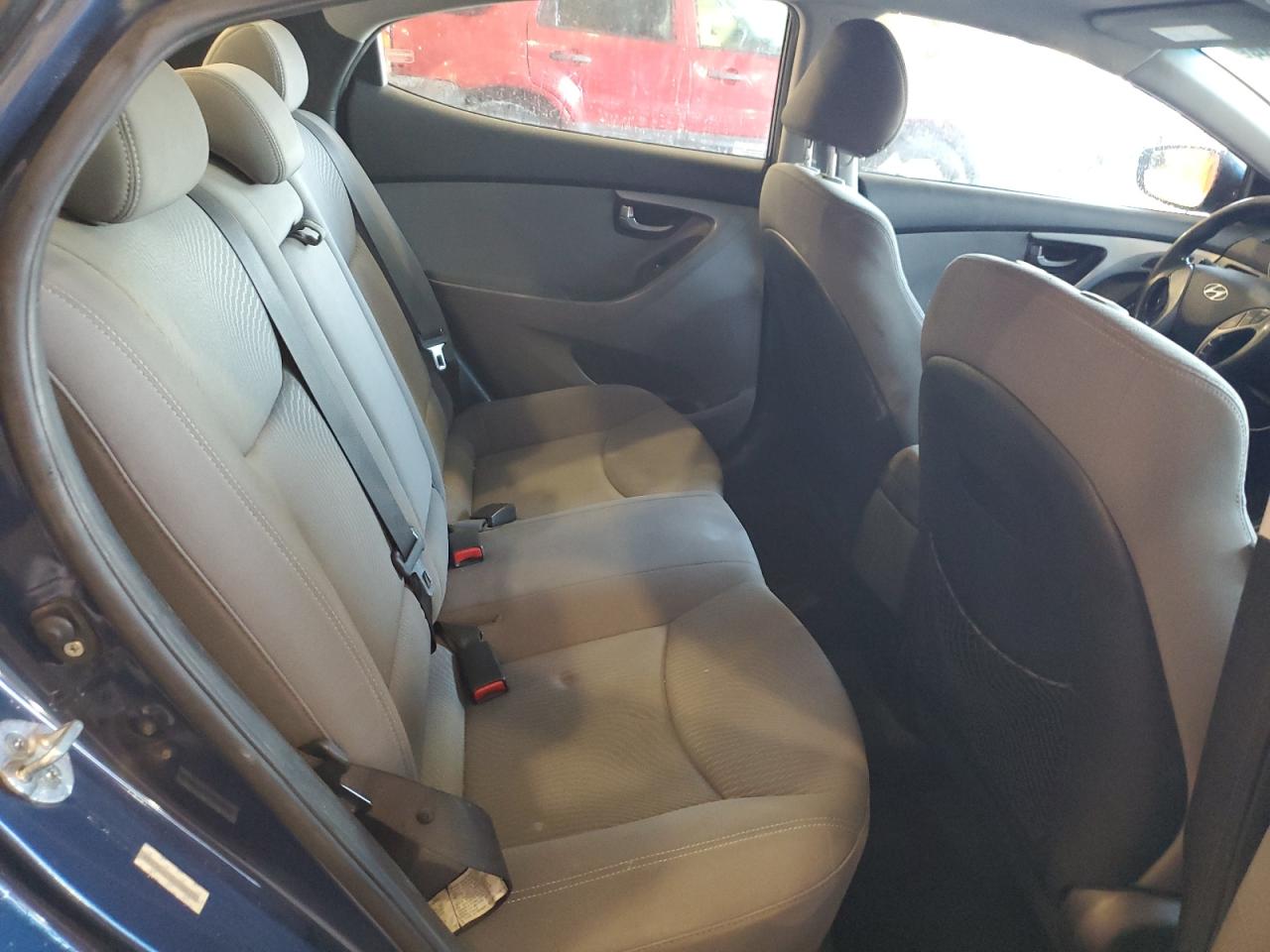 2014 Hyundai Elantra VIN KMHDH4AE1EU196621 Copart auction photo, rear end damage thumbnail 10