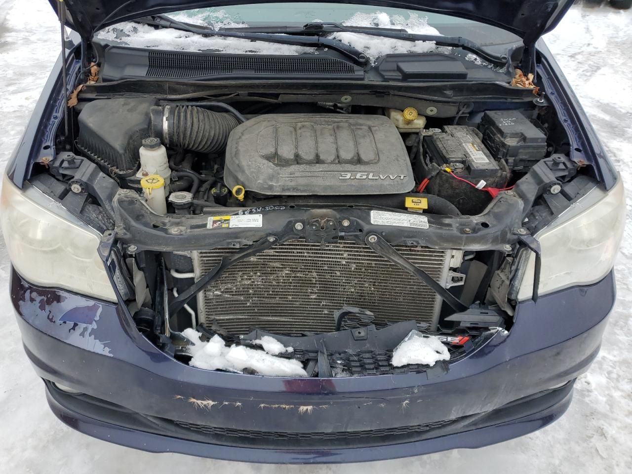 2013 Dodge Caravan VIN 2C4RDGDG3DR730783 Copart auction photo, front end damage thumbnail 12
