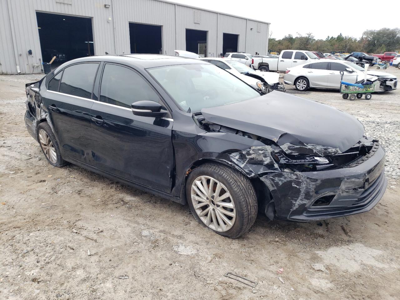 2016 Volkswagen Jetta VIN 3VWL07AJ0GM341268 Copart auction photo, all over damage thumbnail 4